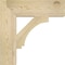 Ekena Millwork Imperial Block Rough Sawn Bracket, Douglas Fir, 6"W x 24"D x 24"H BKT06X24X24IMP05RDF - alternate 4